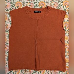 Merokeety Terracotta Sleeveless Knit Top